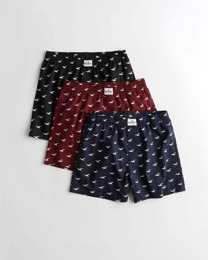 kinderboxers ijsjes - 3 stuks antraciet