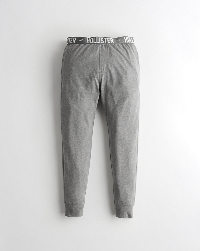 hollister white joggers