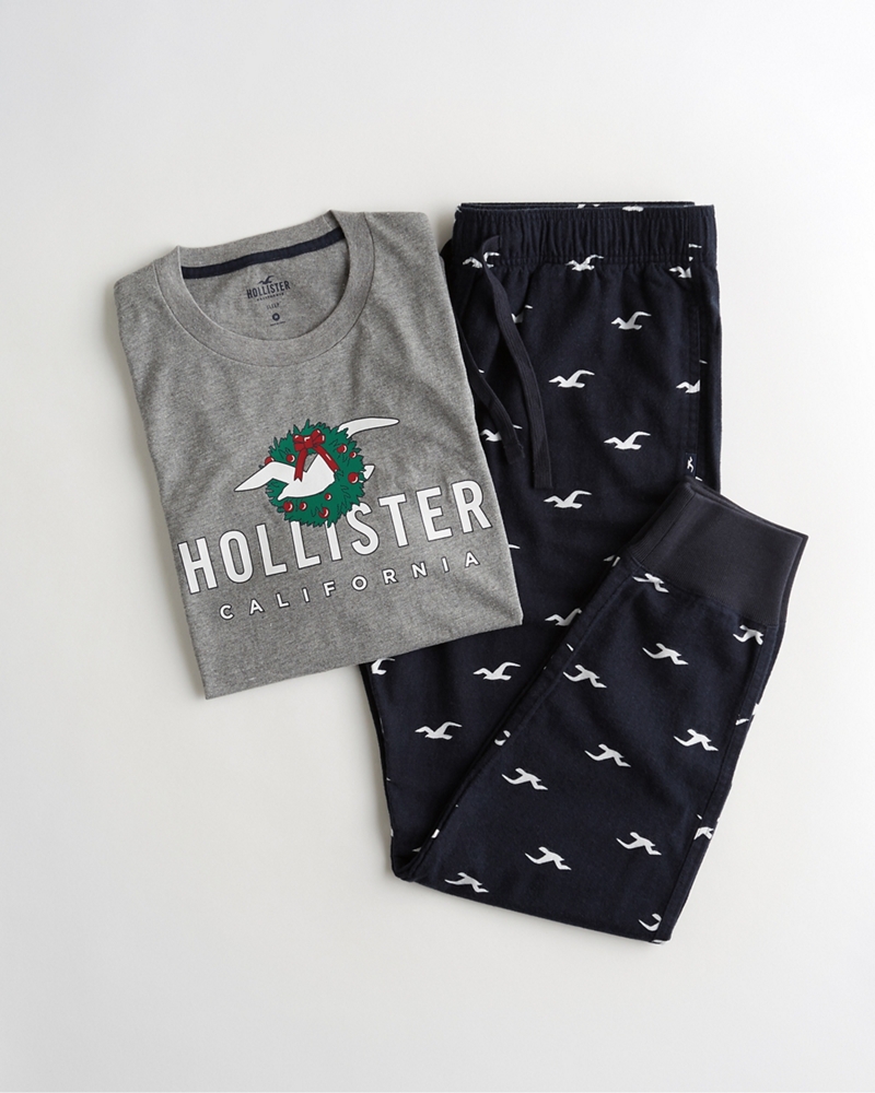 hollister pyjama set