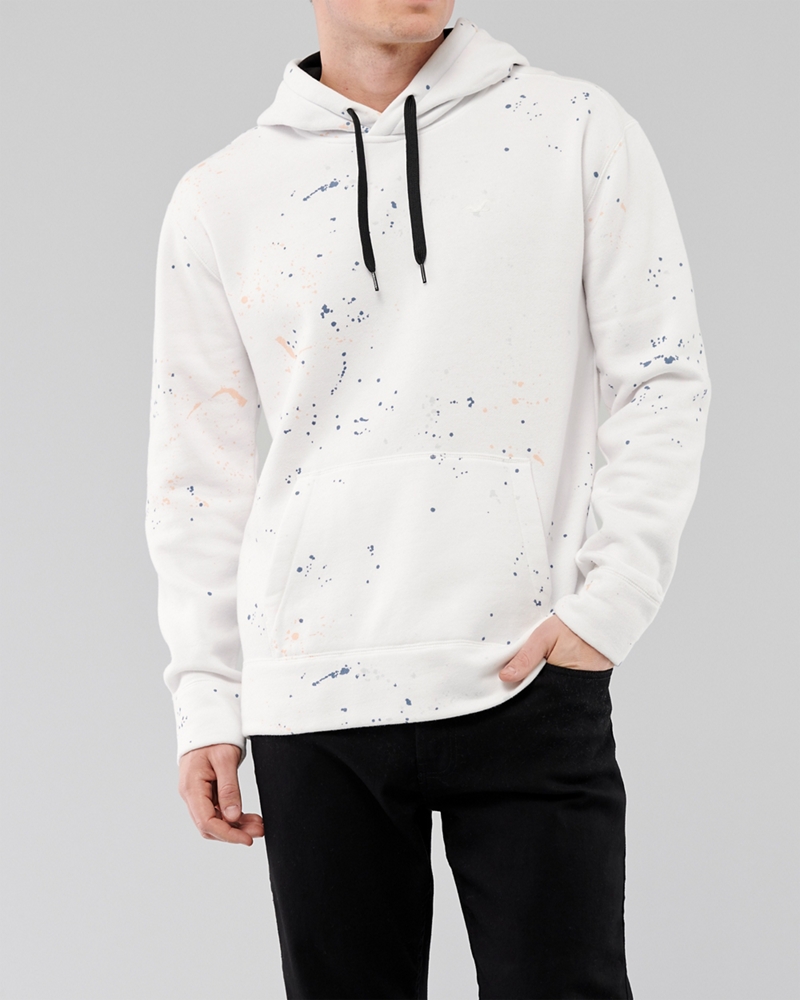 abercrombie paint splatter hoodie