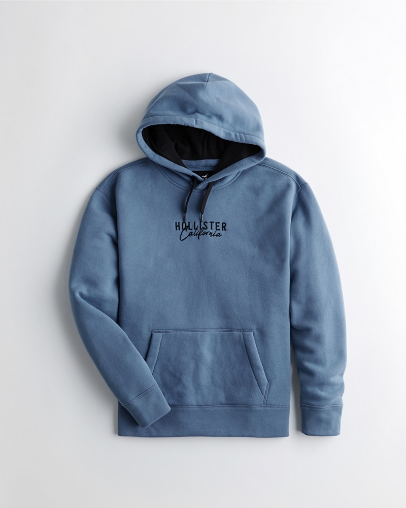 hollister embroidered hoodie