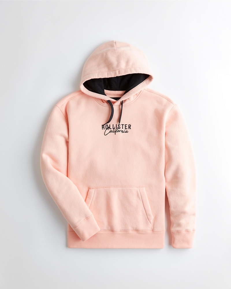 hollister hoodie pink