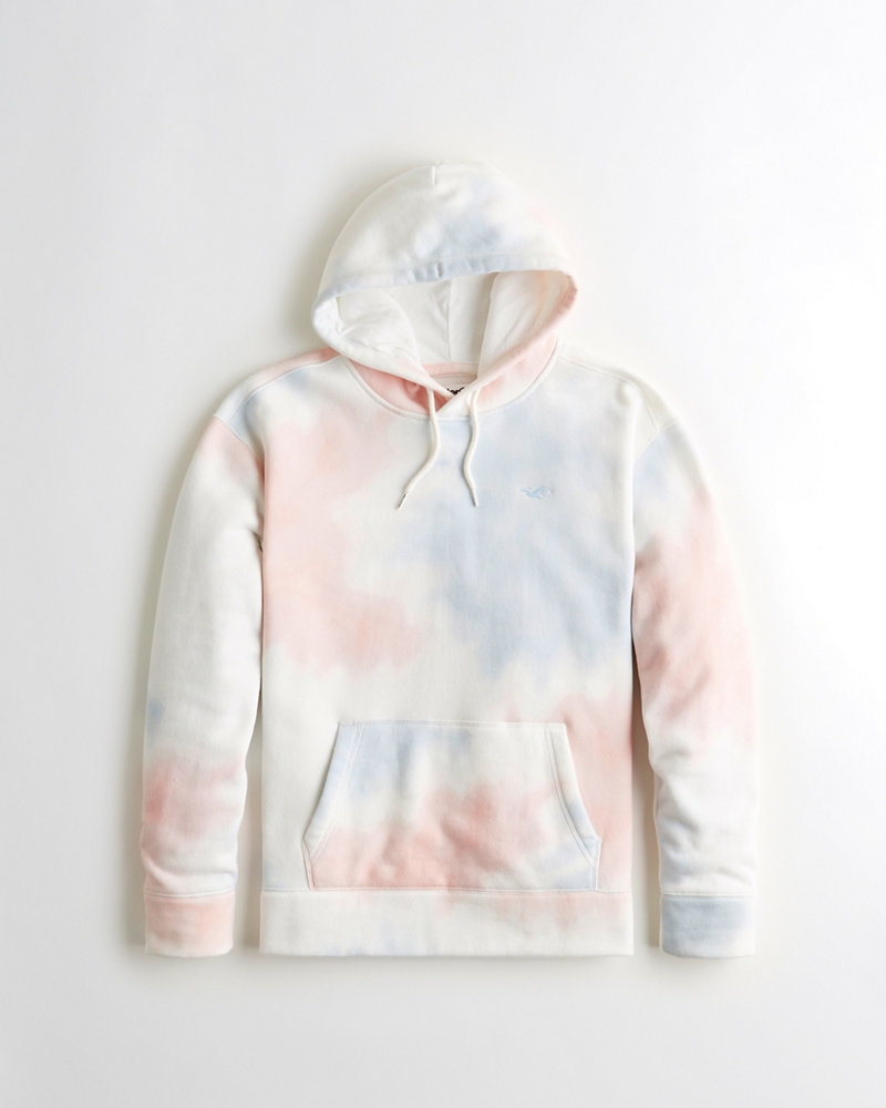 hollister black tie dye hoodie