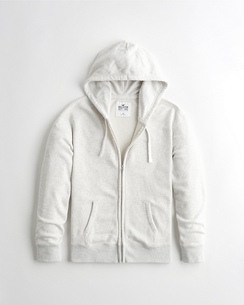 hollister full zip hoodie