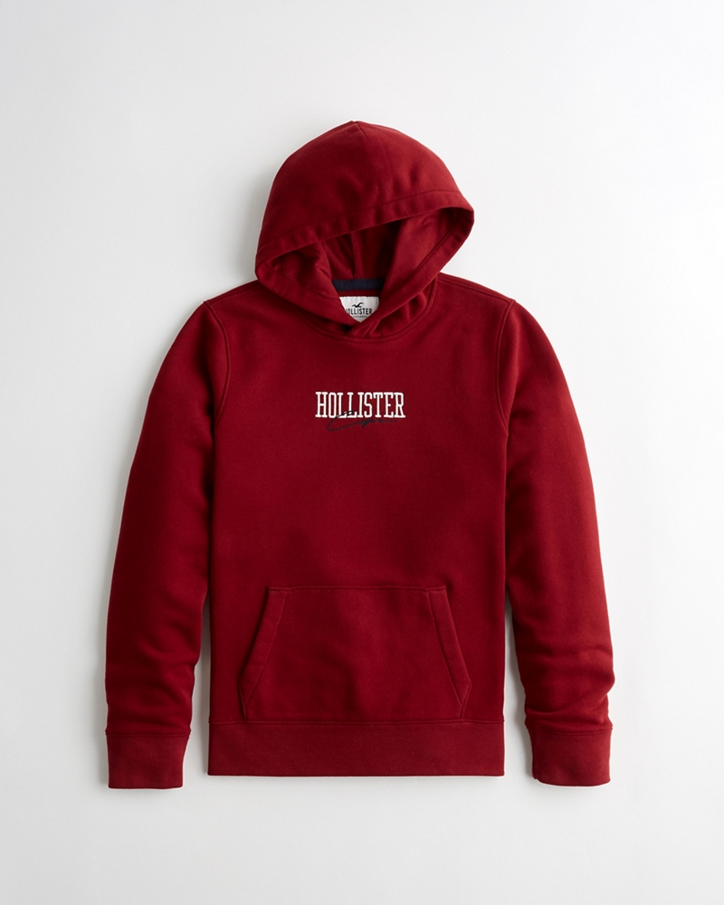 red hollister hoodie