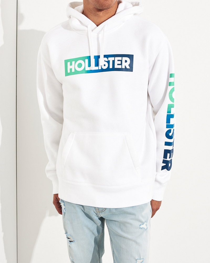 hollister rainbow hoodie