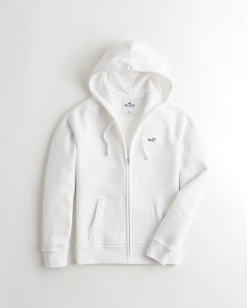 hollister full zip hoodie