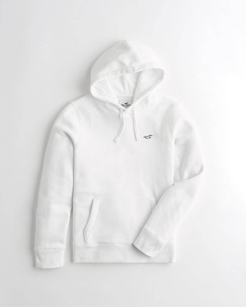 hollister black and white hoodie