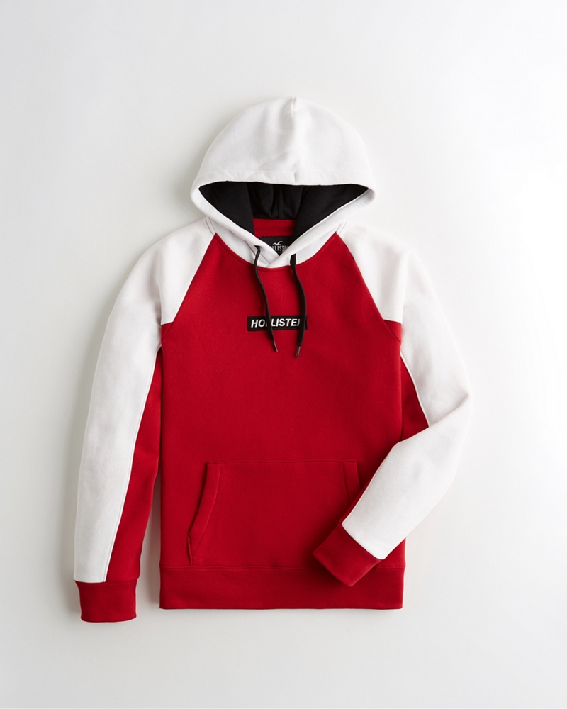 red hollister sweatshirt