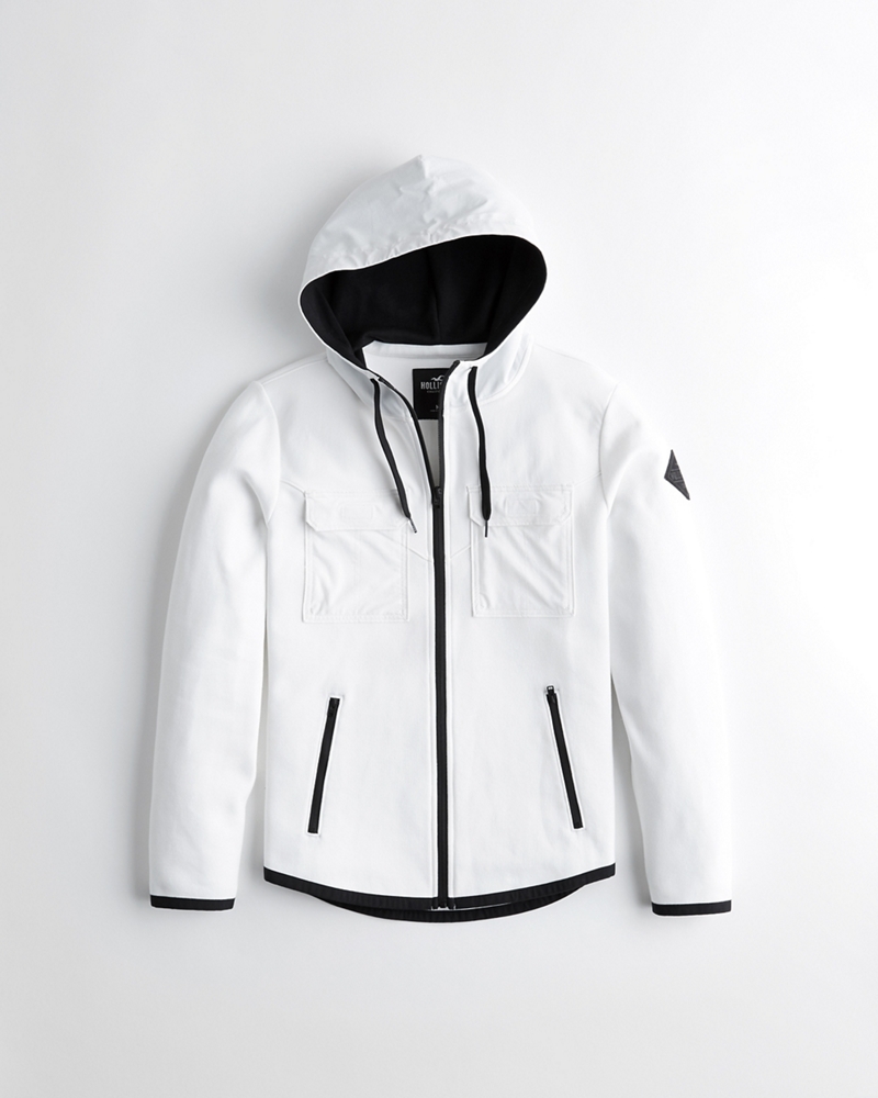 sudadera cremallera hollister