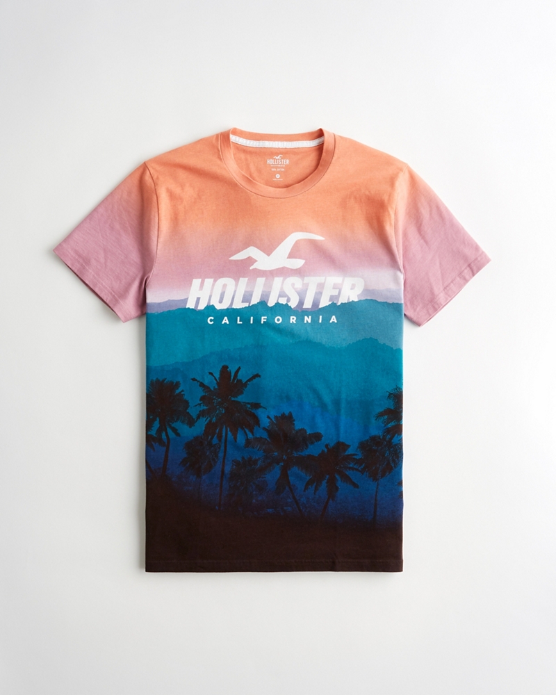 hollister palm tree shirt