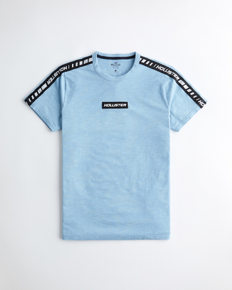 hollister box logo tee