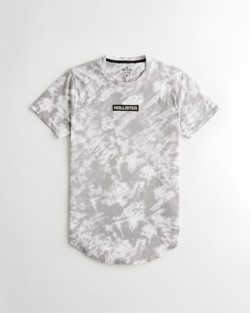 hollister box logo tee