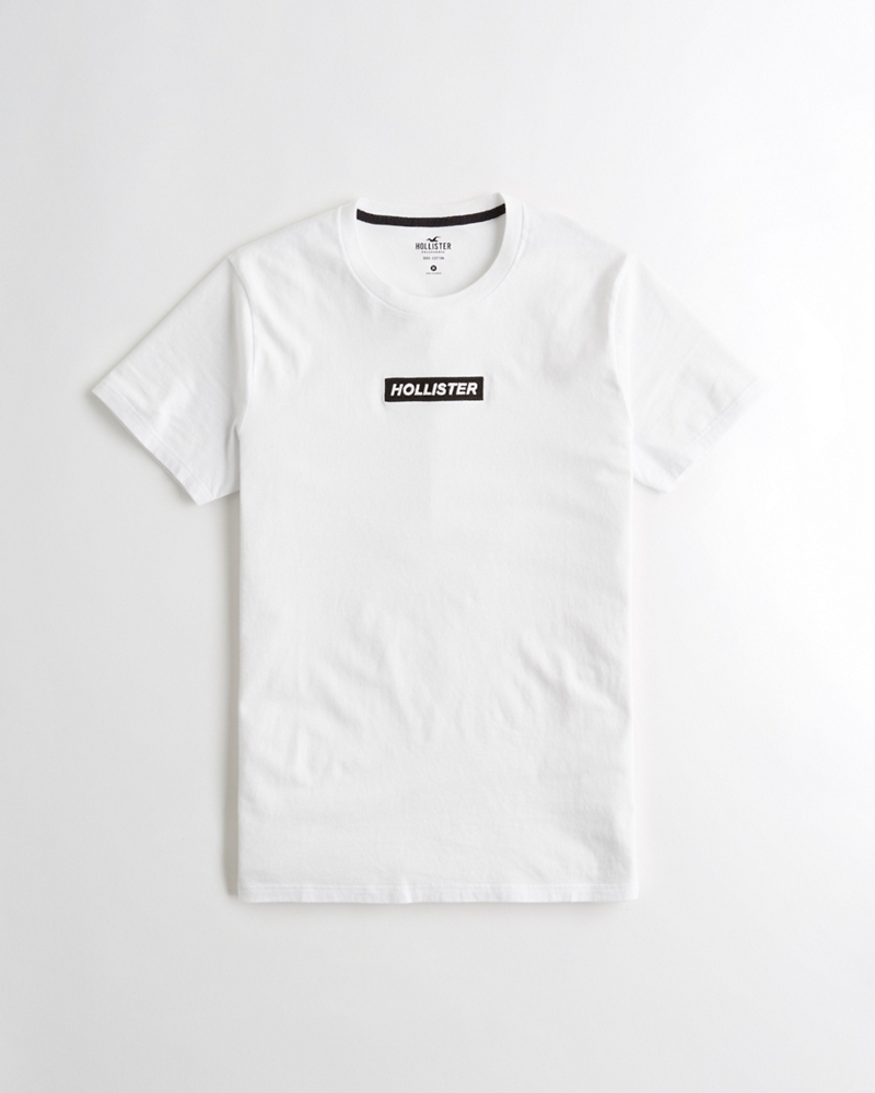 hollister box logo tee