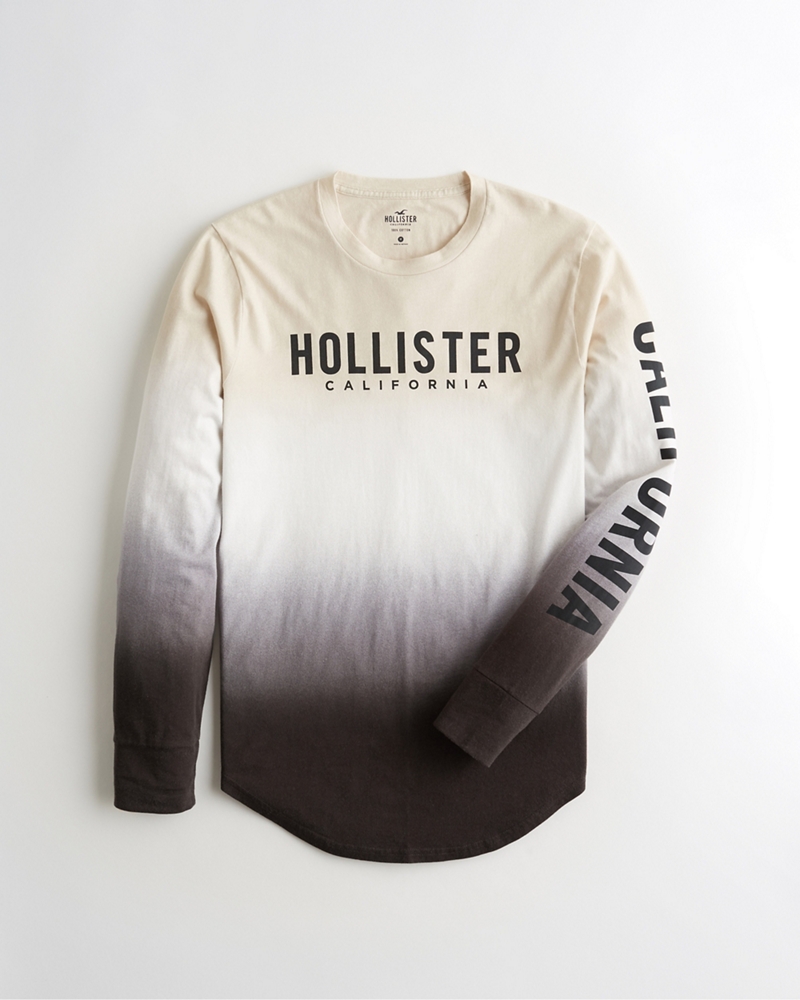 print logo graphic tee hollister