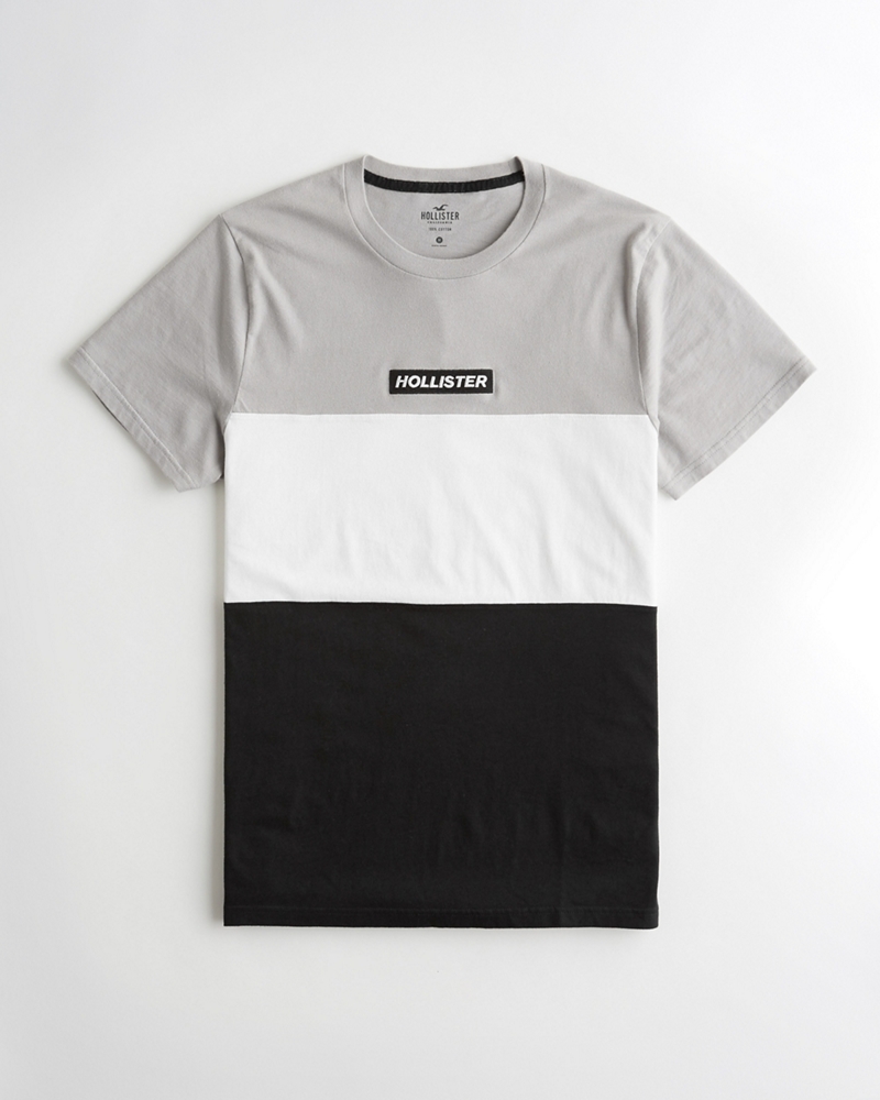 hollister box logo tee