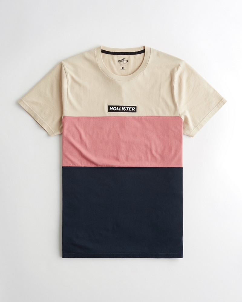 hollister box logo tee