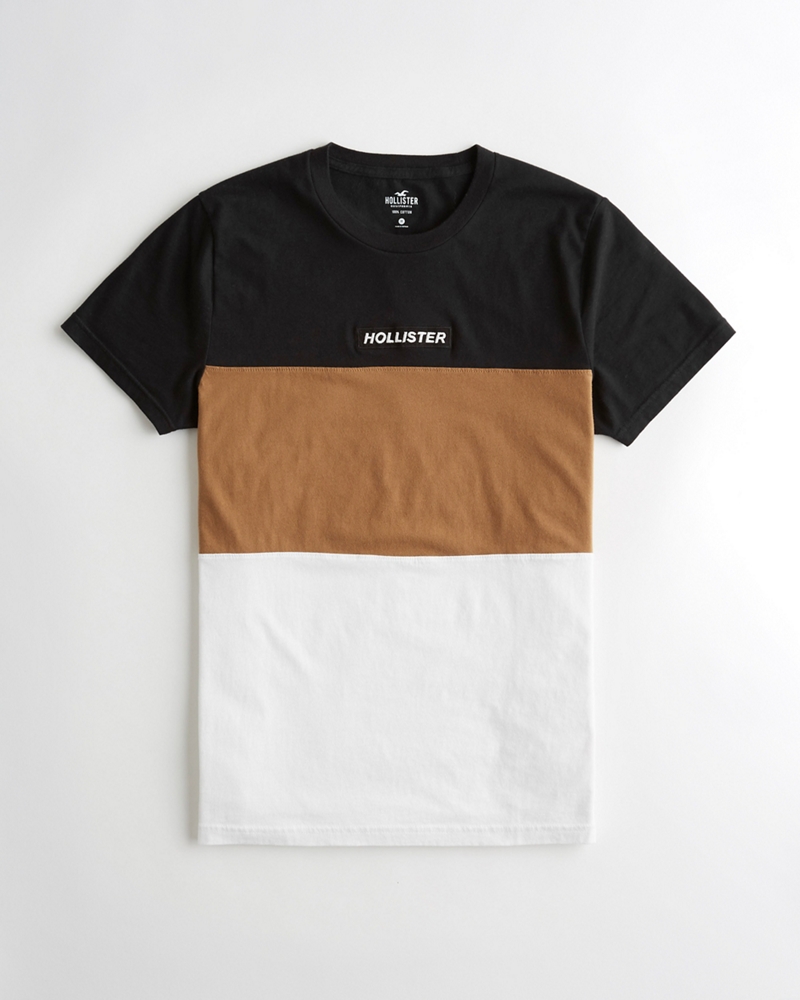 hollister box logo tee