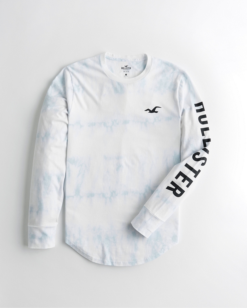 print logo graphic tee hollister