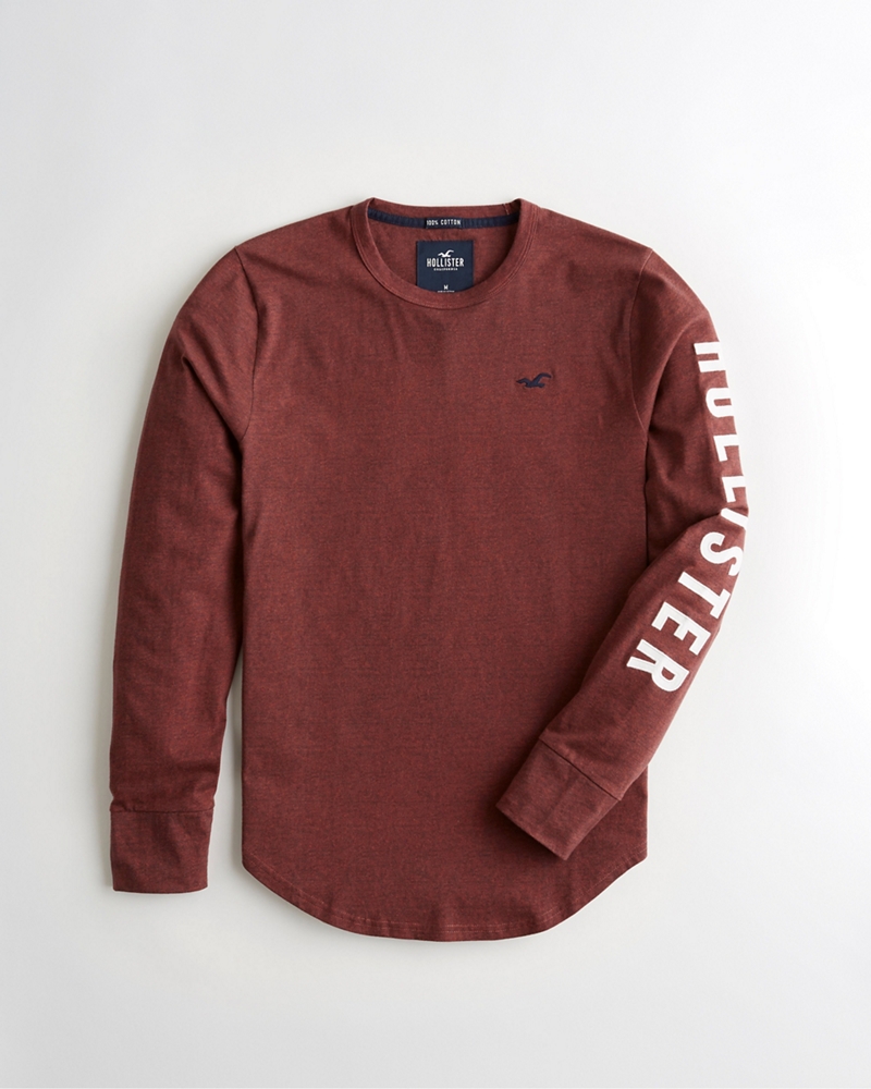 hollister crop boyfriend graphic tee