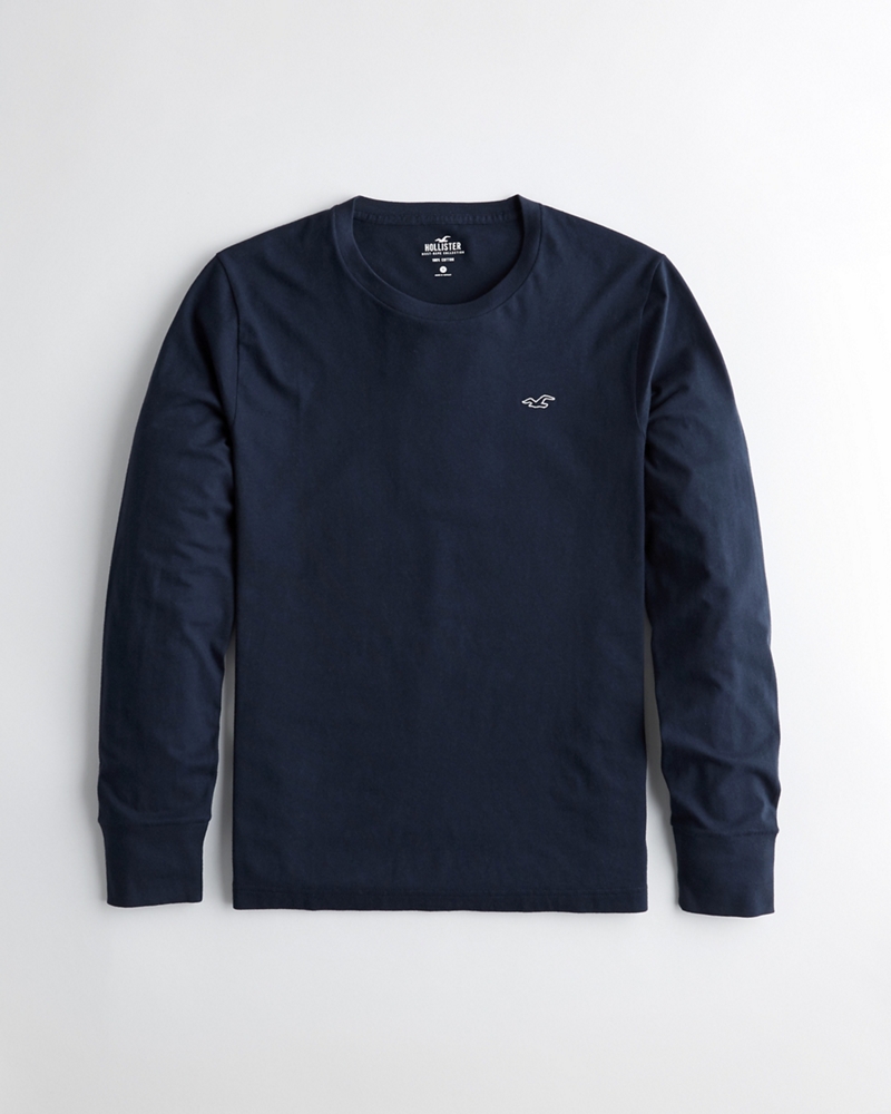 hollister magliette maniche lunghe