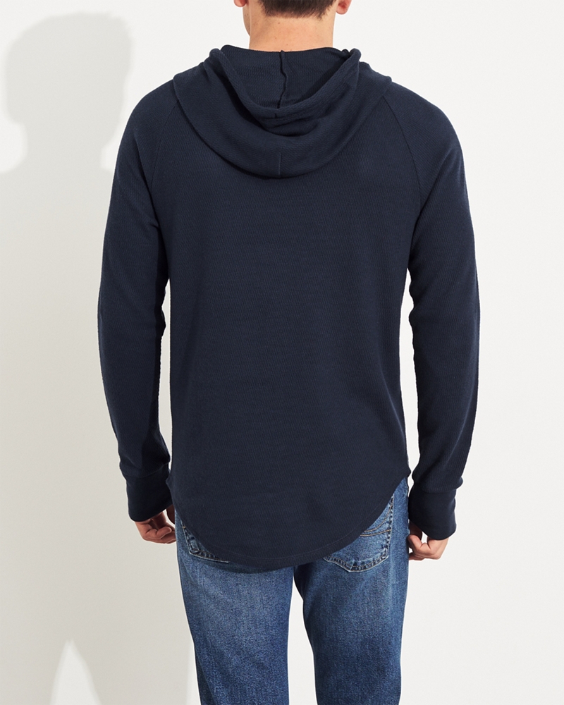 hollister hooded t shirt