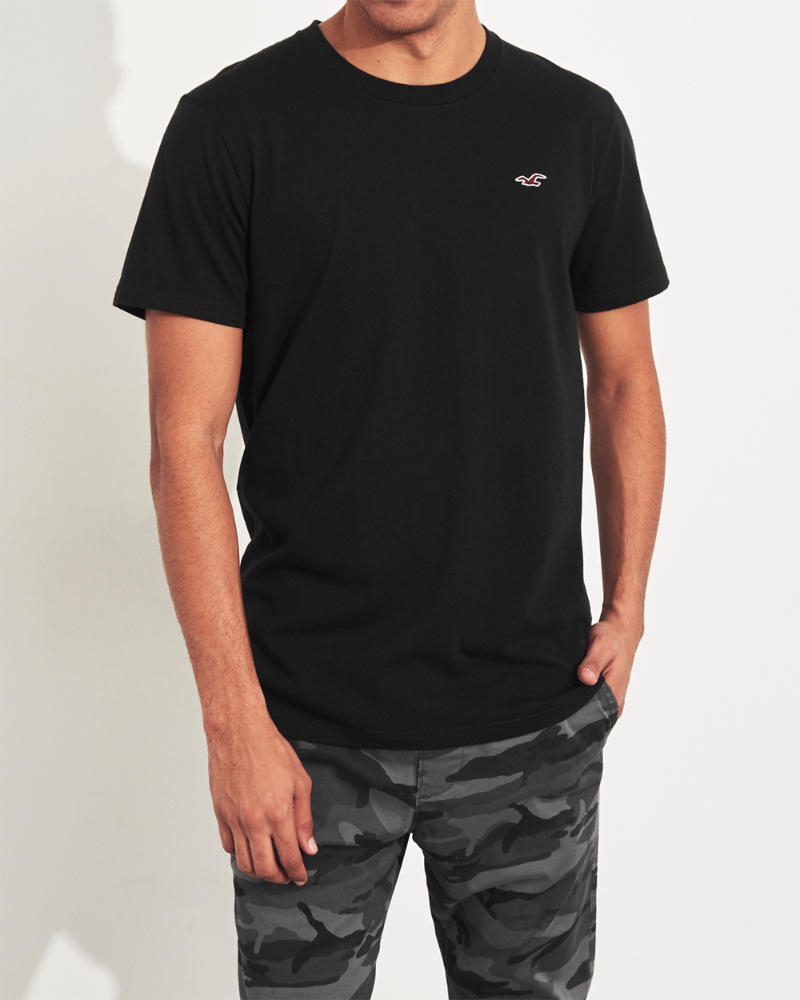 Jungs Hollister Must have T Shirt mit Rundhalsausschnitt Jungs Hollister Must have T Shirt mit Rundhalsausschnitt