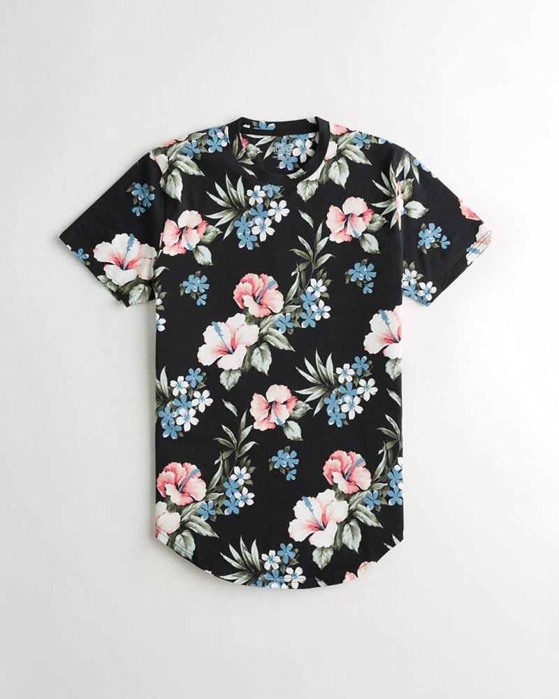 hollister flower shirt