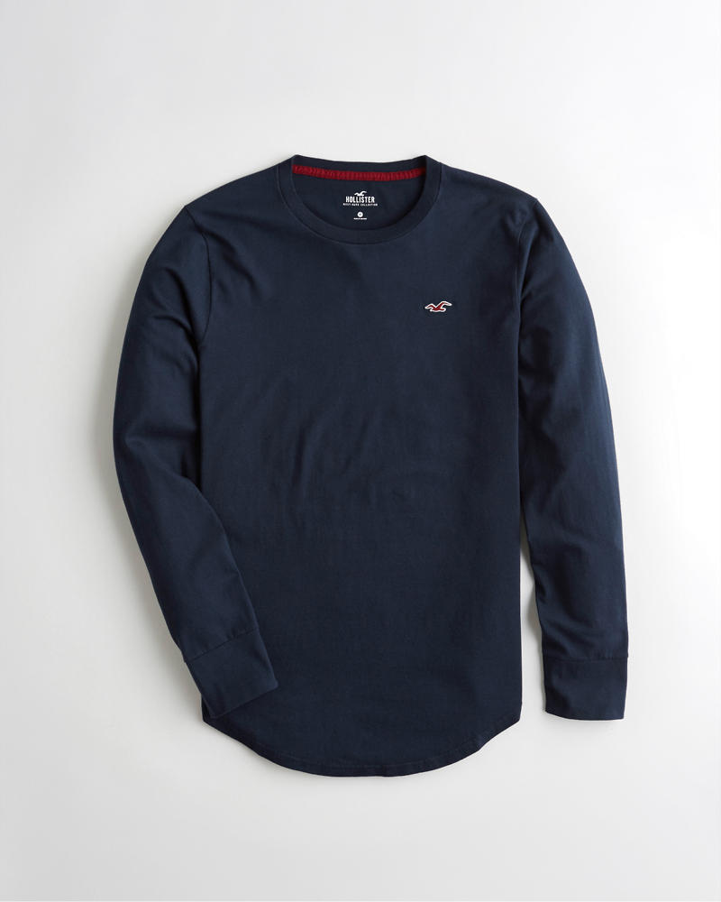 Jungs Hollister Must have T Shirt mit Rundhalsausschnitt Jungs Hollister Must have T Shirt mit Rundhalsausschnitt