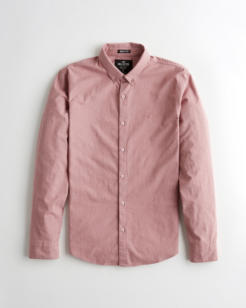 hollister poplin shirt