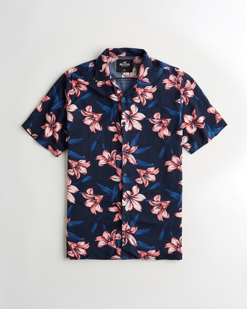 floral hollister shirt