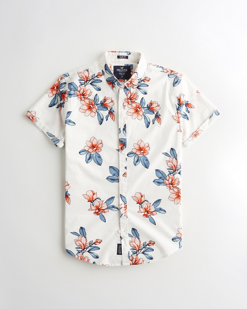 hollister poplin shirt