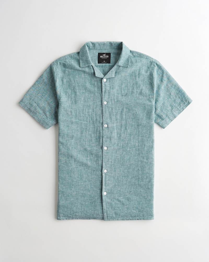 hollister chambray shirt