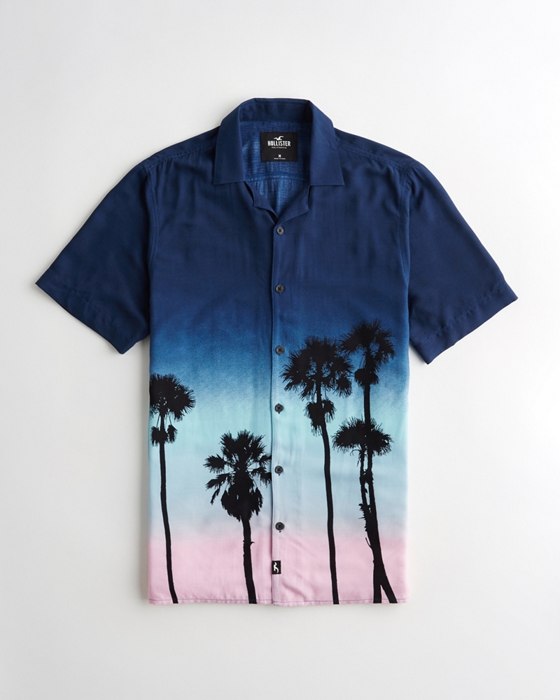 hollister casual shirts