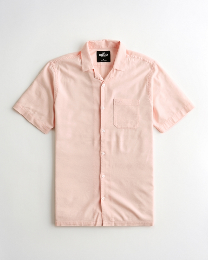 pink hollister shirt