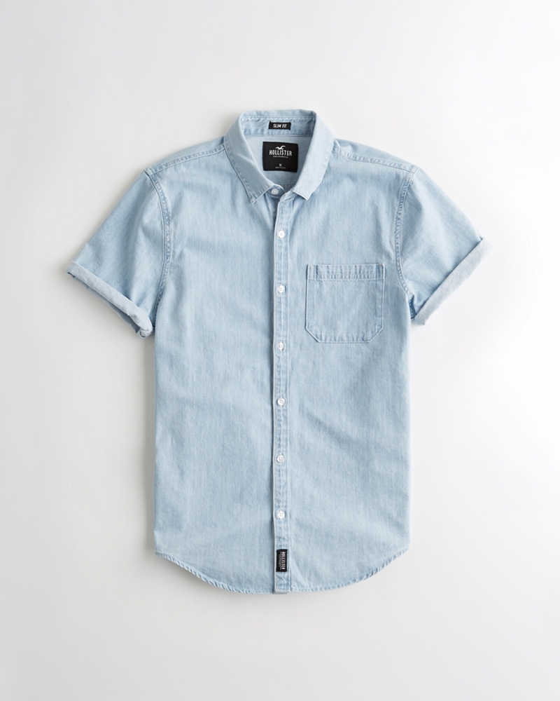 hollister chambray shirt