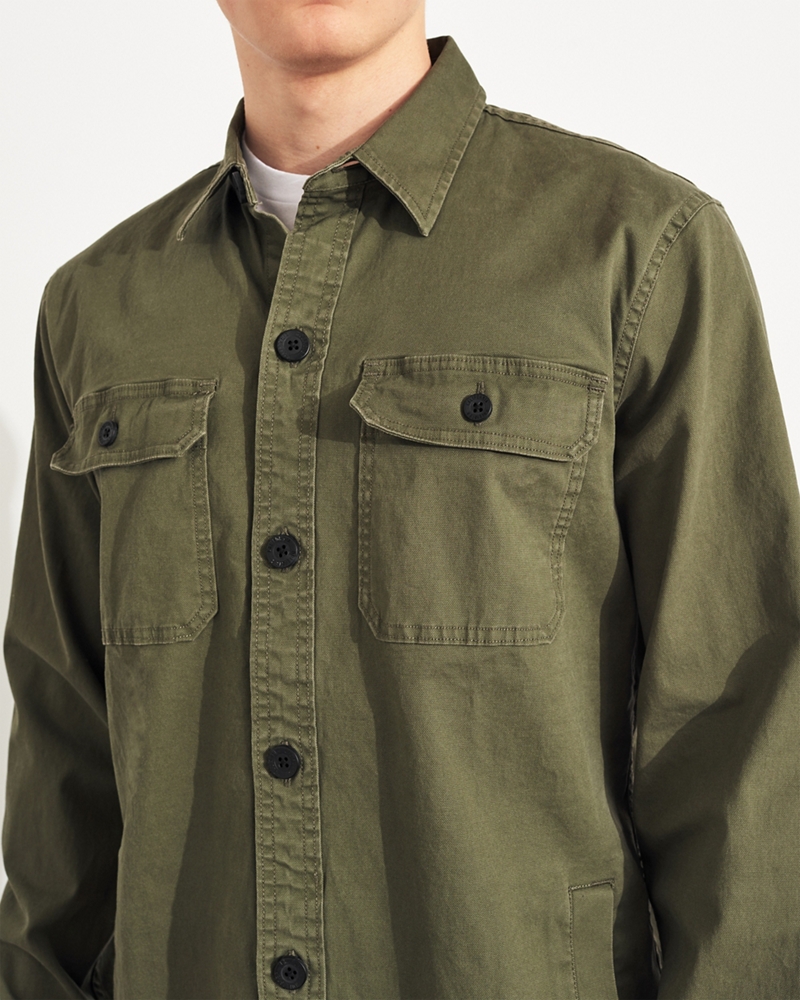 hollister green shirt