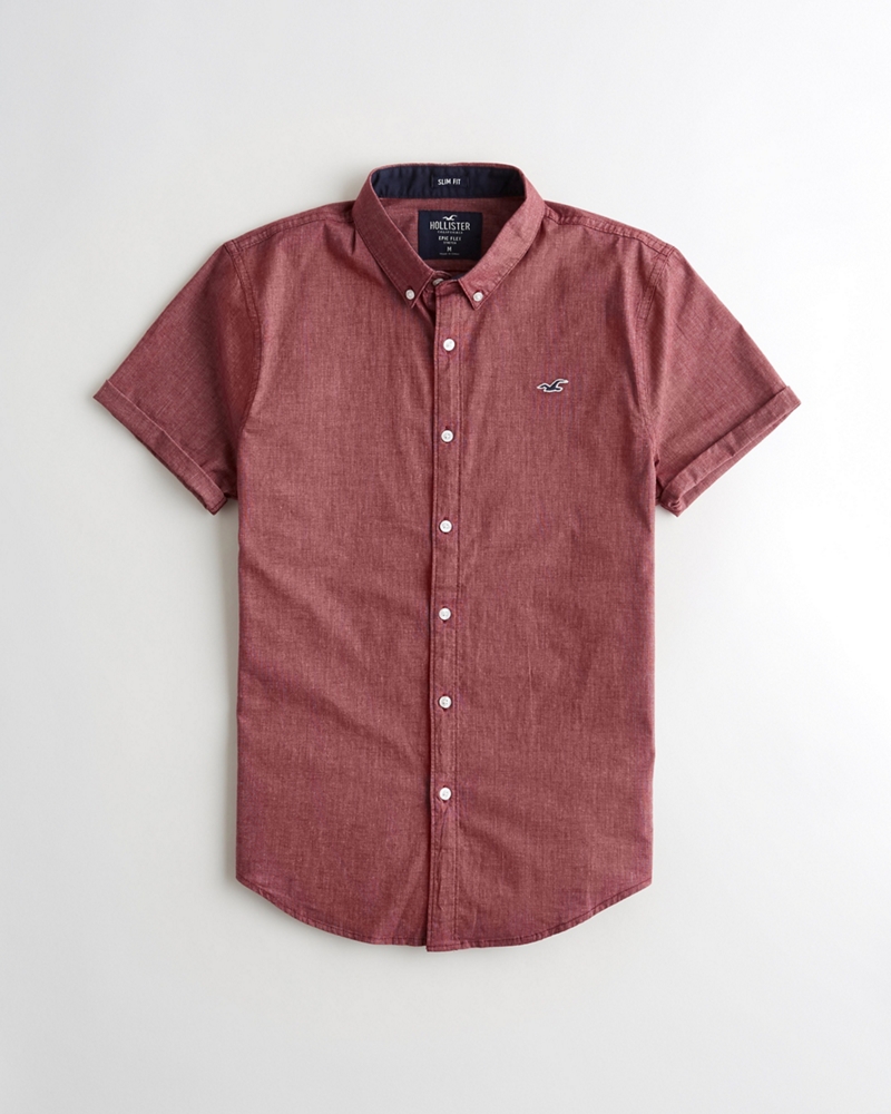 hollister poplin shirt