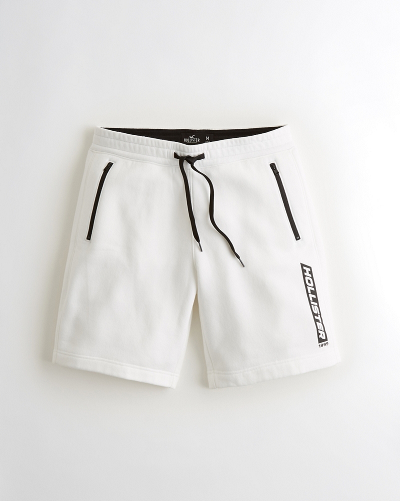 hollister mens fleece shorts