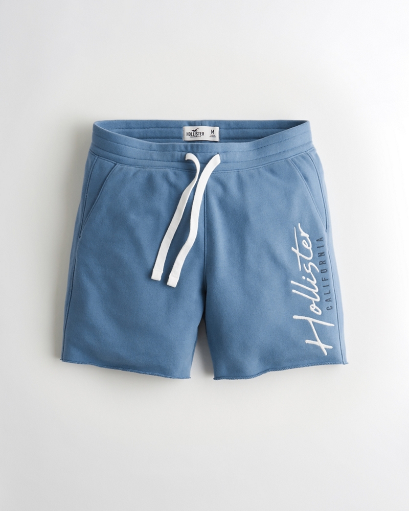 blue hollister shorts
