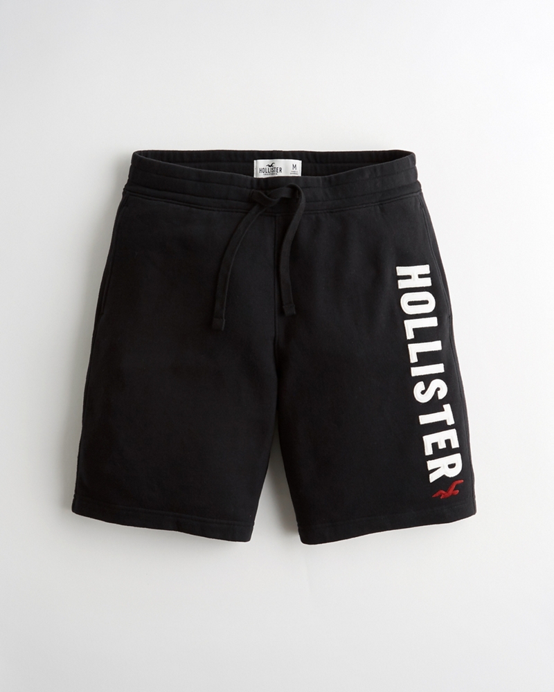 hollister mens fleece shorts