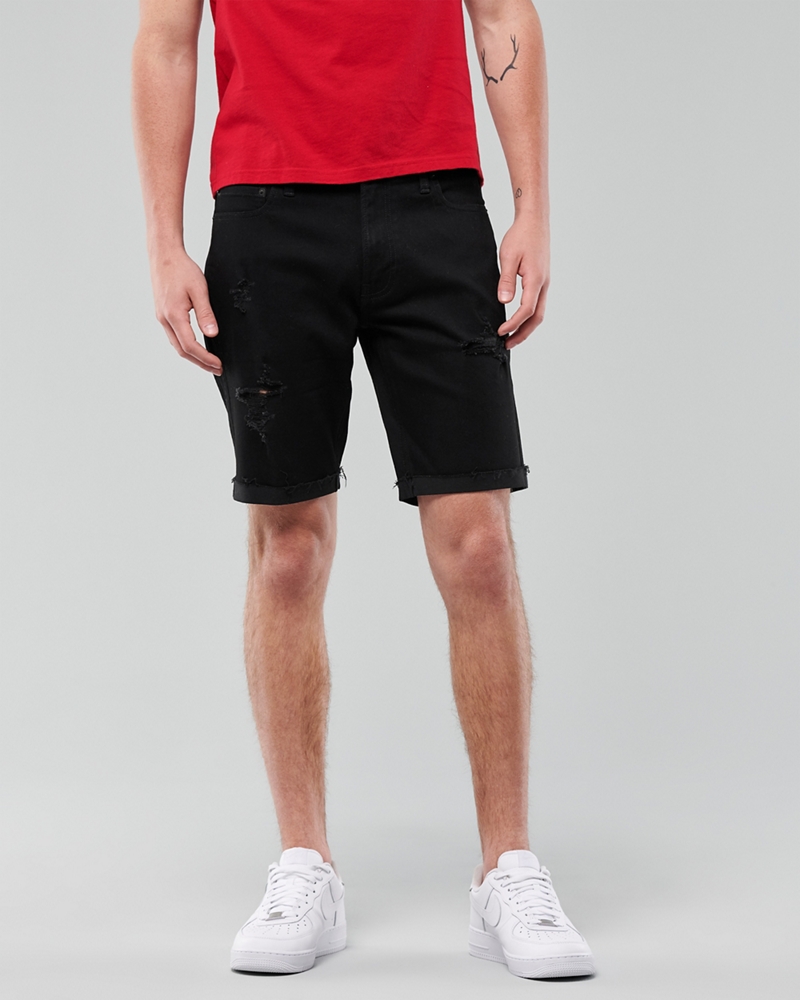 hollister epic flex skinny denim shorts