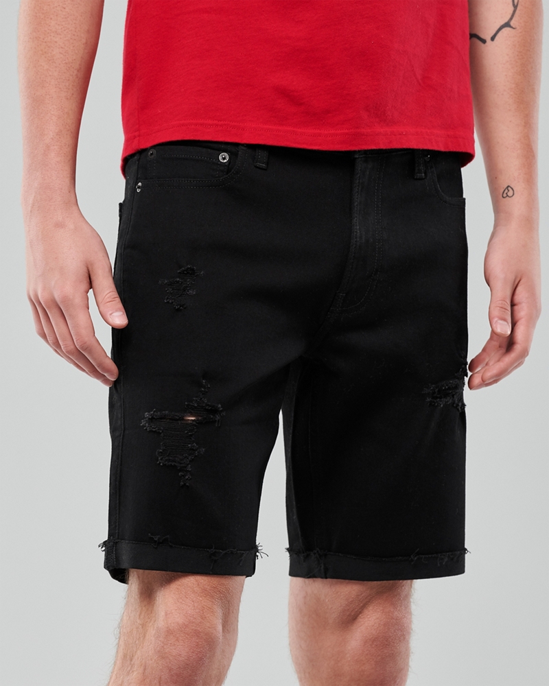 hollister epic flex skinny denim shorts