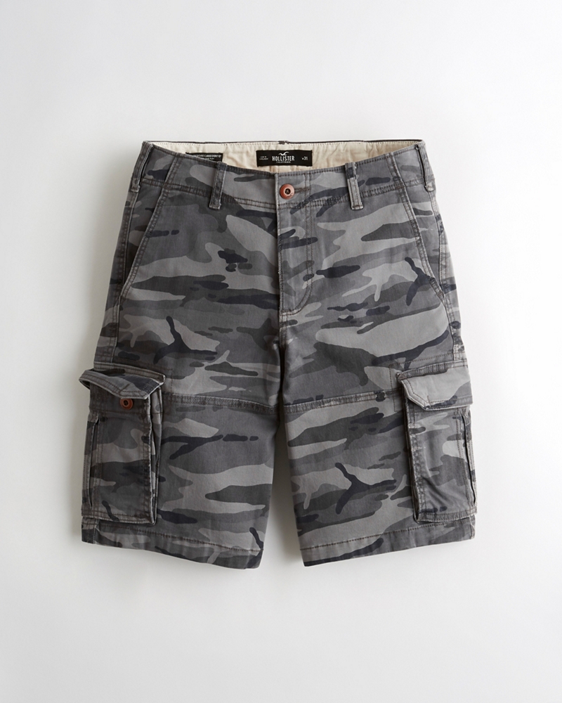 hollister black cargo pants