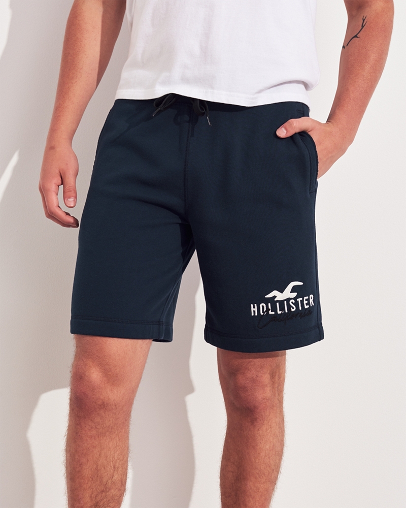 classic fleece shorts hollister