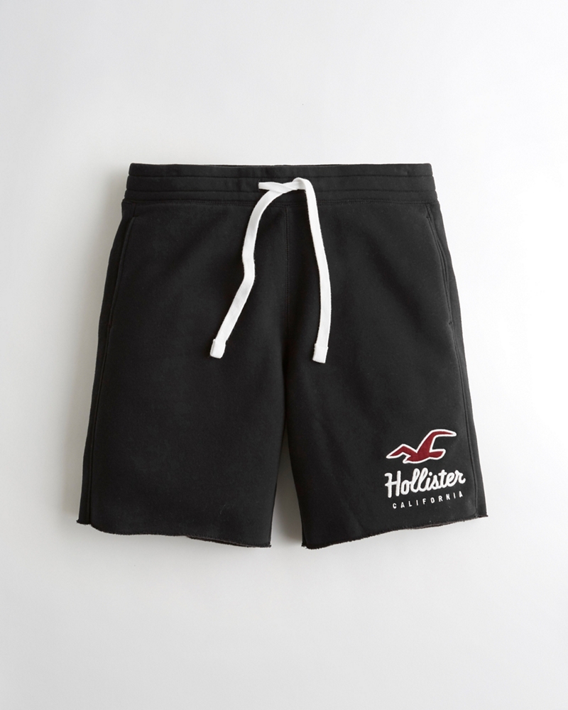 hollister fleece shorts mens