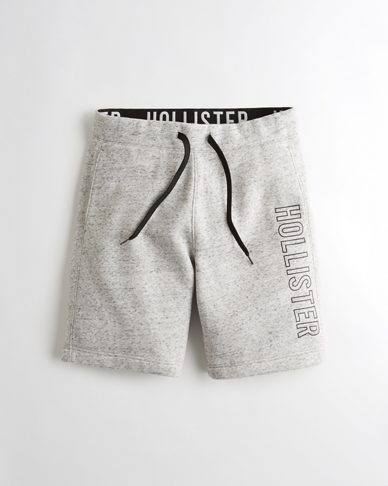 hollister mens fleece shorts