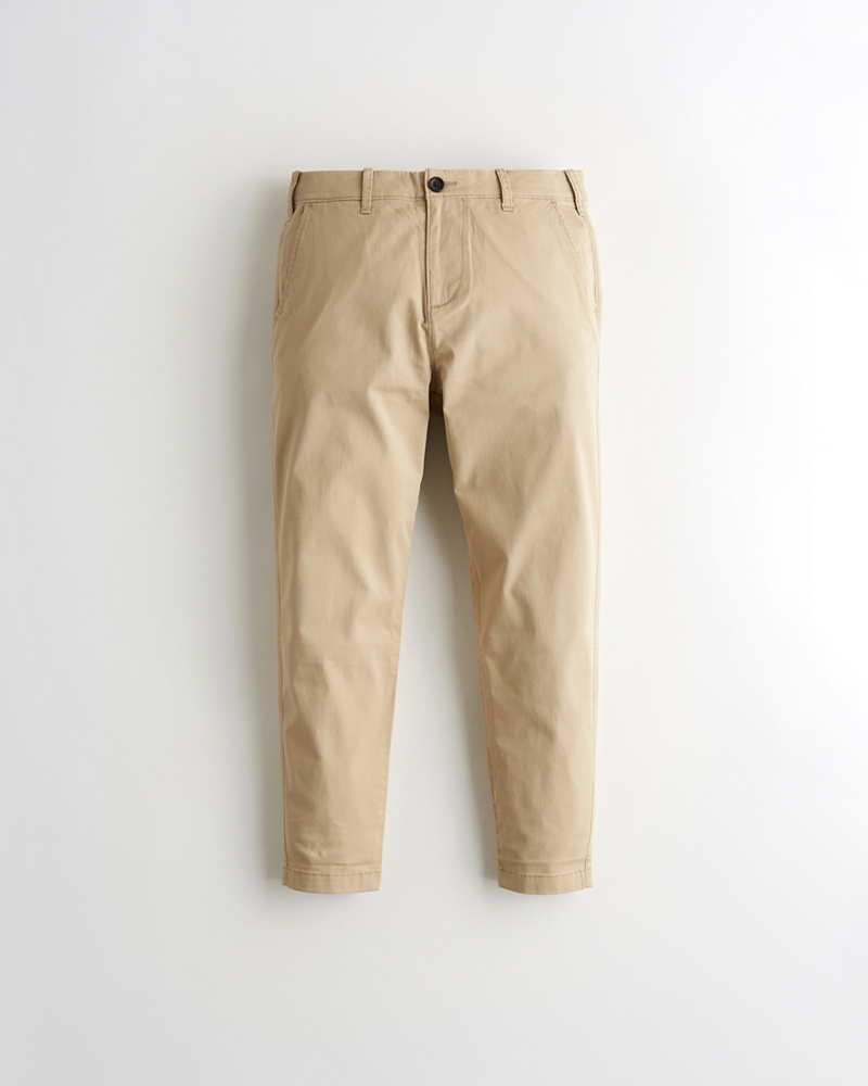 hollister chino joggers