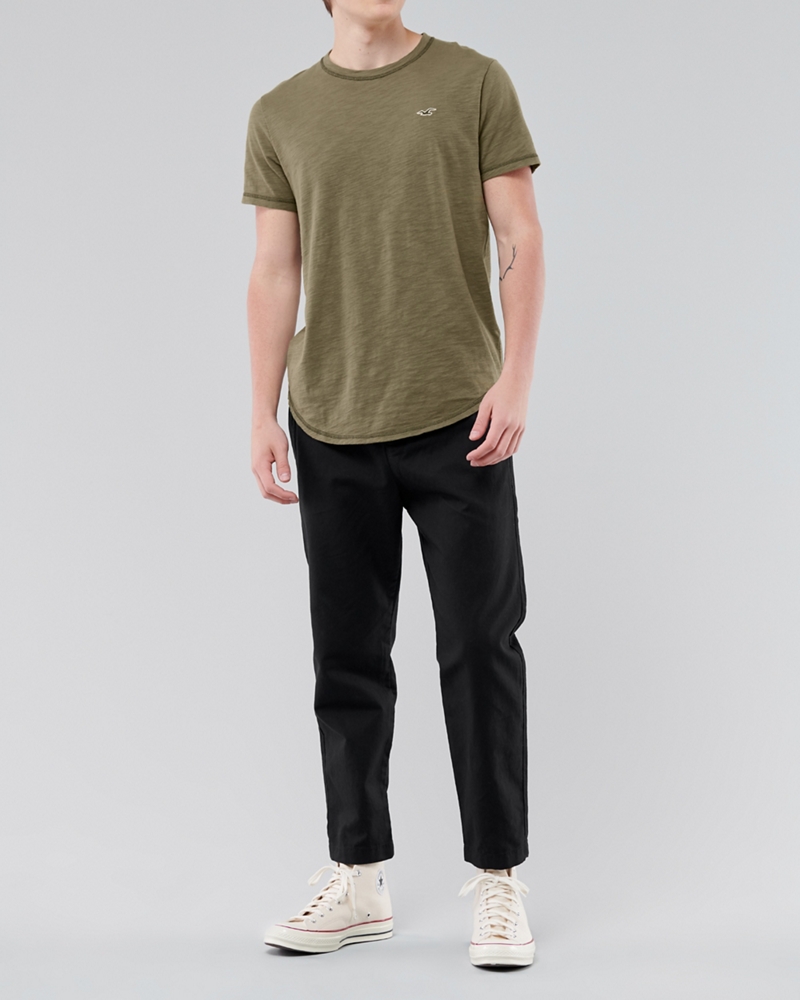 hollister linen pants