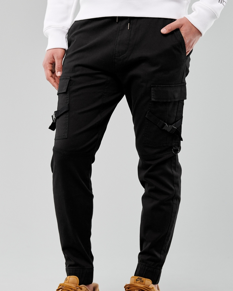 hollister utility joggers